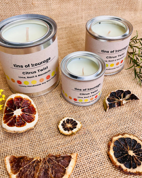 Citrus Twist Soy Wax Candle