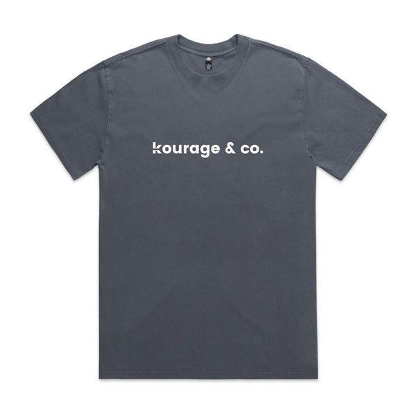 Kourage & co Classic Faded Tee