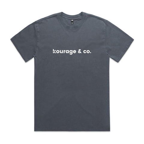 Kourage & co Classic Faded Tee