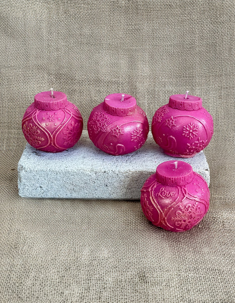 Christmas Bauble Candles