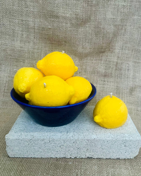 Lemon Shaped Scented Candle