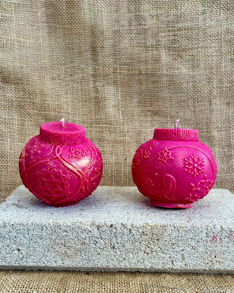 Christmas Bauble Candles