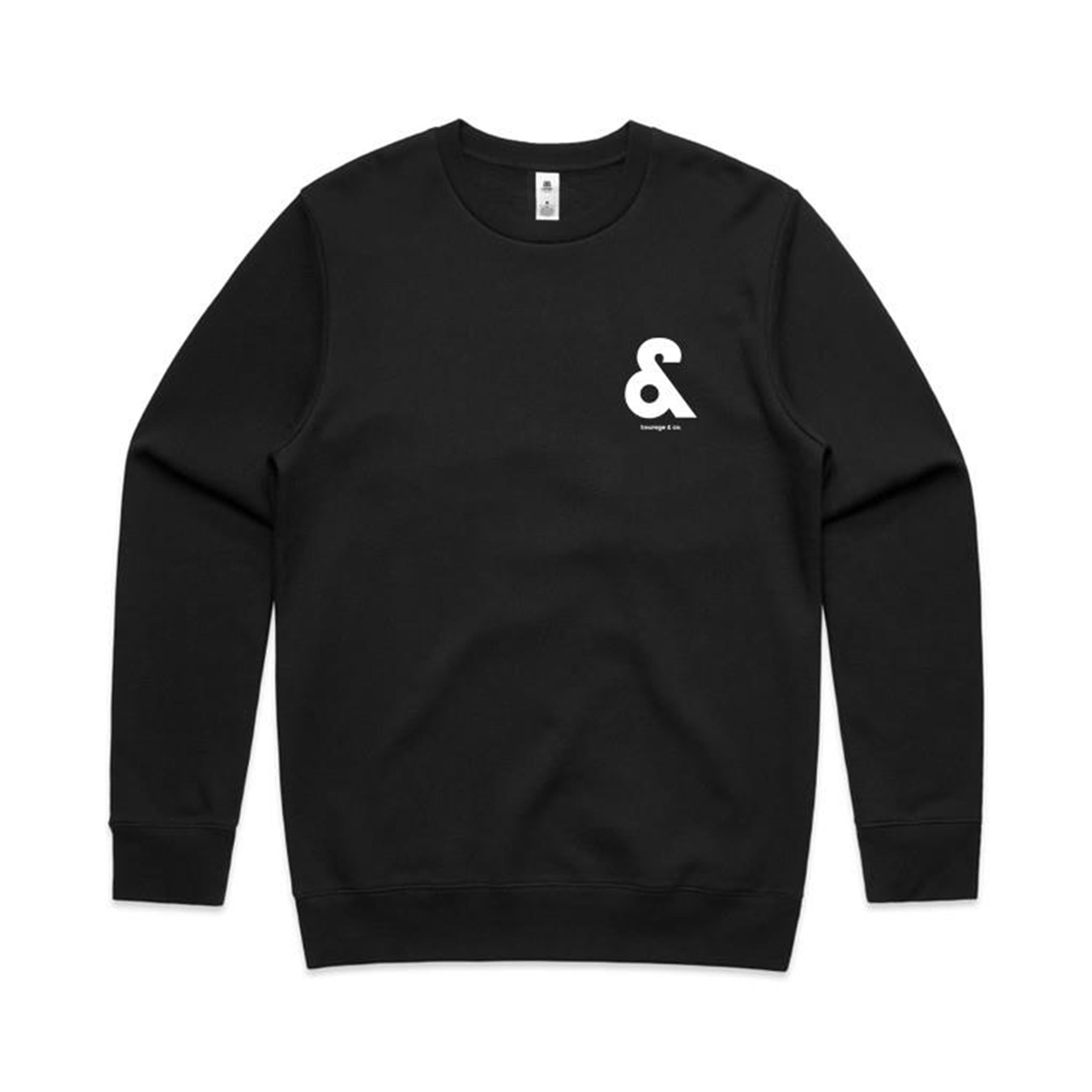 Kourage & Double-sided Print Crew - White Print