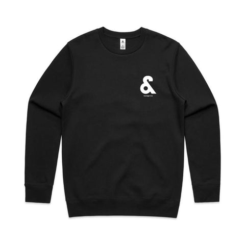 Kourage & Double-sided Print Crew - White Print