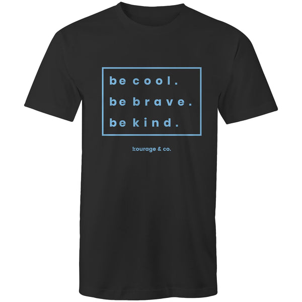 Be Cool Men's Tee - Blue Print