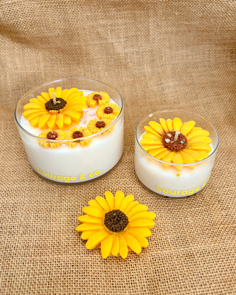 Sunflower Soy Candle