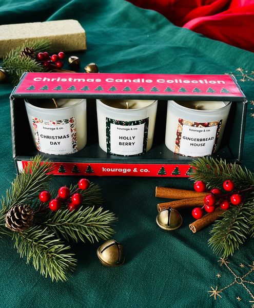 Christmas Candle Trio Gift Set