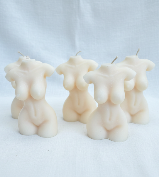 Body Form Soy Candle – Sculptural Female Figure Candle