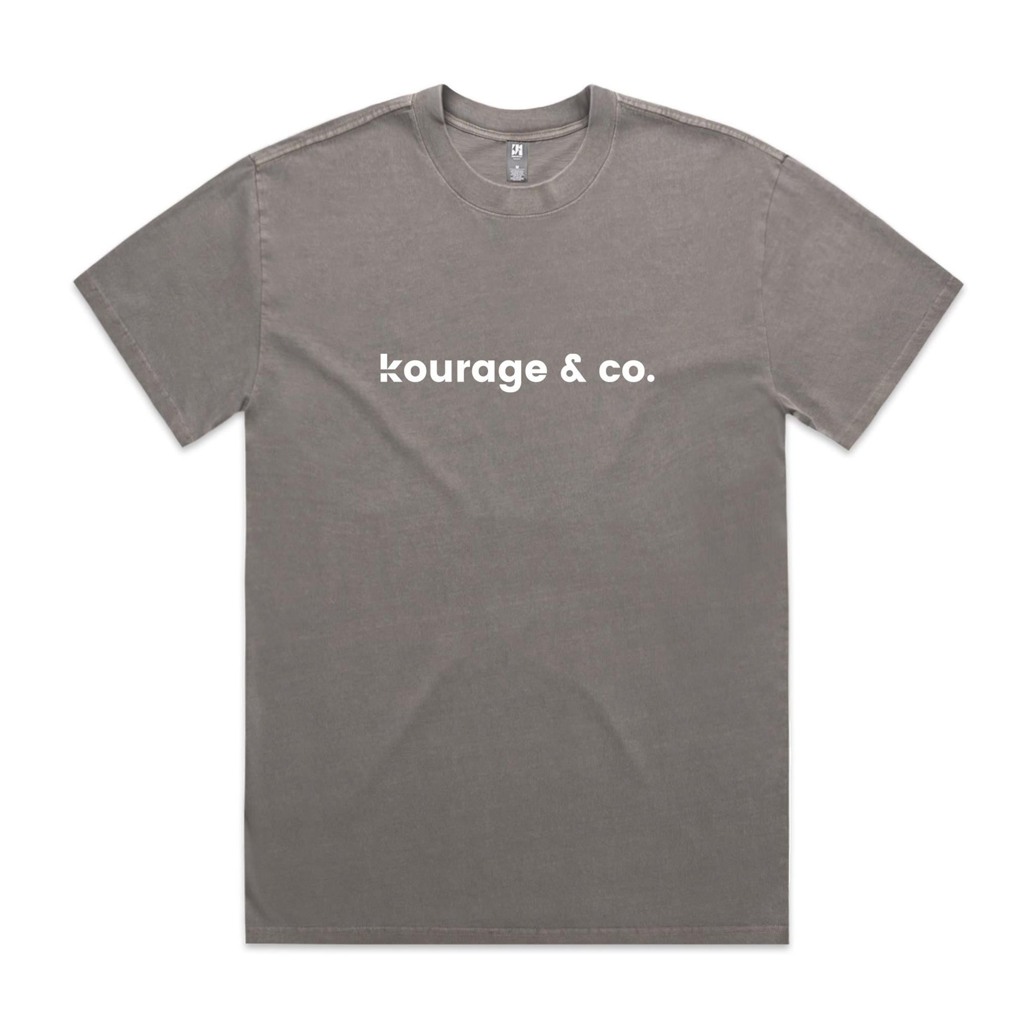 Kourage & co Classic Faded Tee