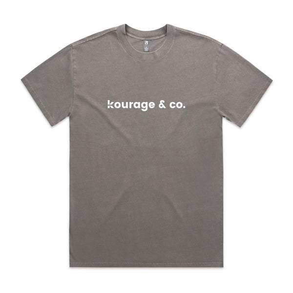 Kourage & co Classic Faded Tee
