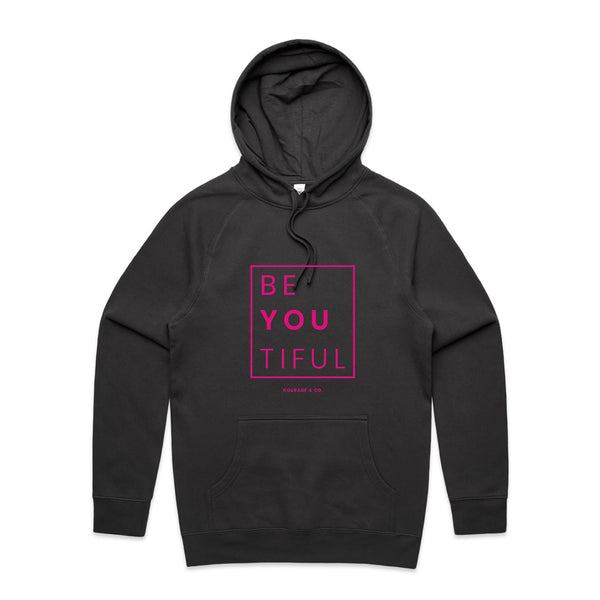 BeYouTiful Hoodie -Pink Print