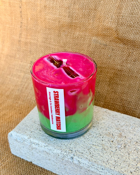 Iced Strawberry Matcha Candle