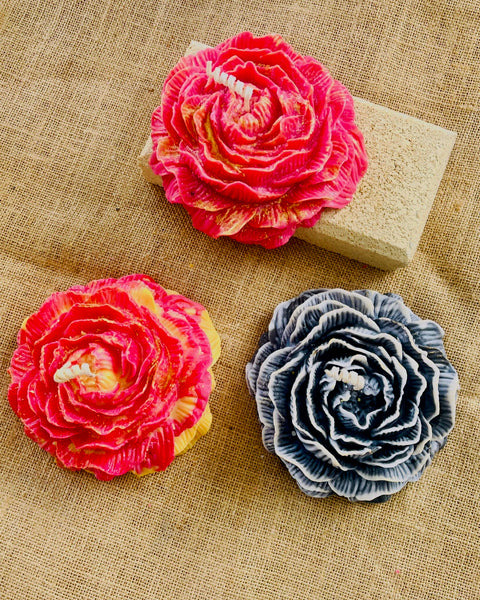Grand Peony Flower Candle