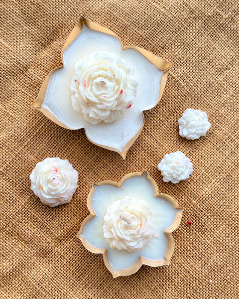 Rose Urli Candle