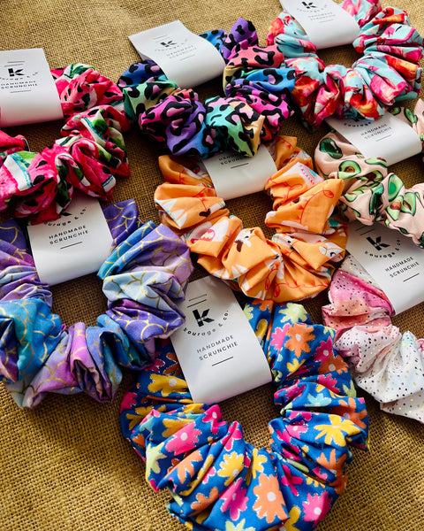 Fun Printed Scrunchie