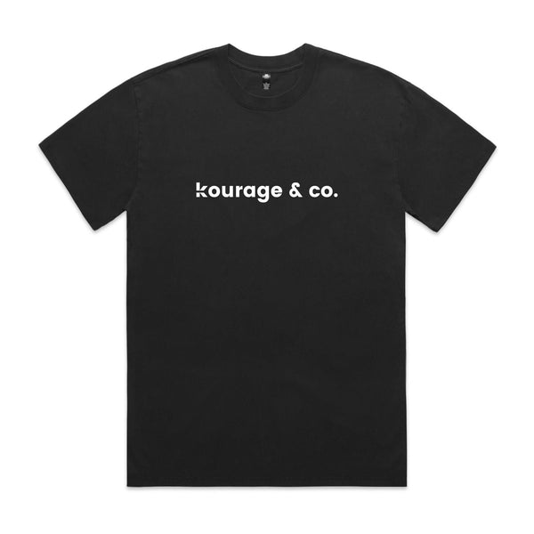 Kourage & co Classic Faded Tee