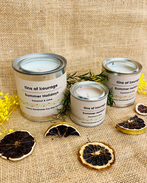 Summer Holidays Soy Wax Candle