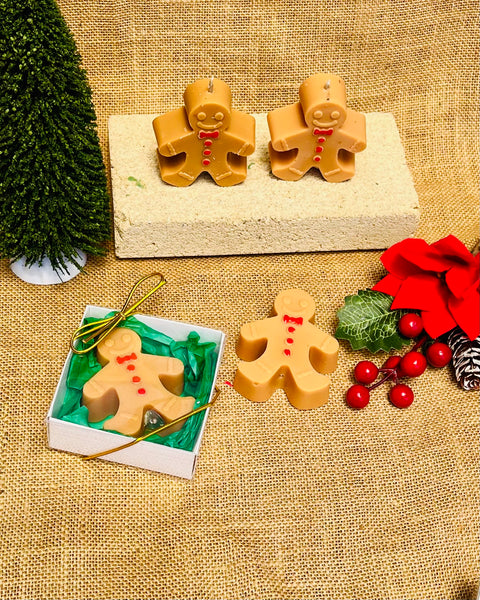 Gingerbread Man Candle