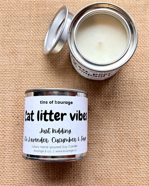 Funny Quote Candle Tin