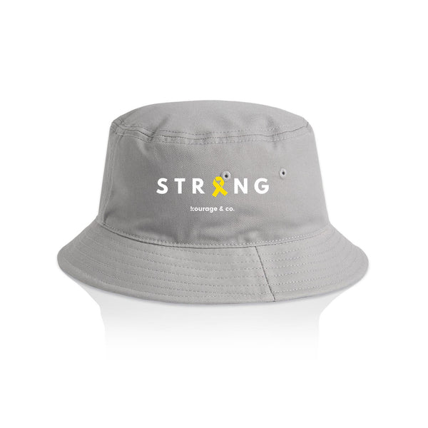 STRONG Bucket Hat | Childhood Cancer Awareness Hat