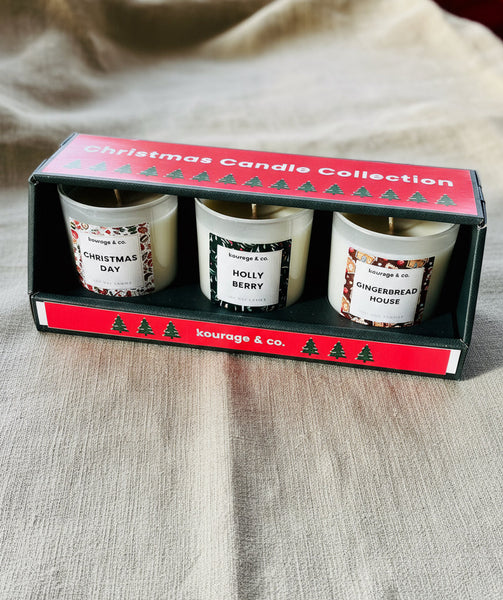 Christmas Candle Trio Gift Set