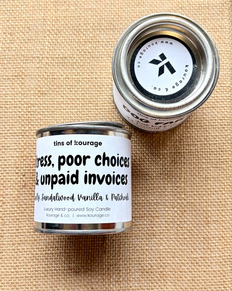 Funny Quote Candle Tin