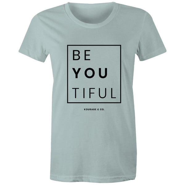 BeYouTiful Women's Tee - Black Print