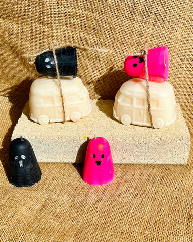 Ghost Buster Kombi Van Candle