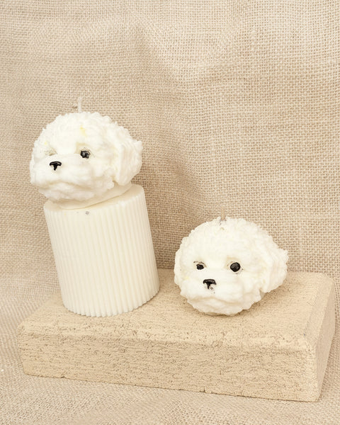 Puppy Dog Soy Candle | Sir Barks Alot Pillar Candle