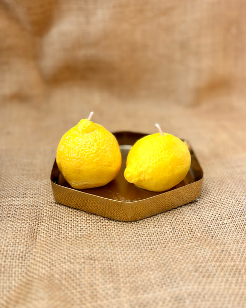 Lemon Shaped Scented Candle