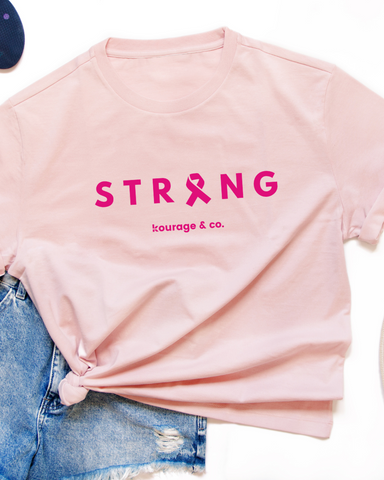 STRONG Women's Tee - Pink Print