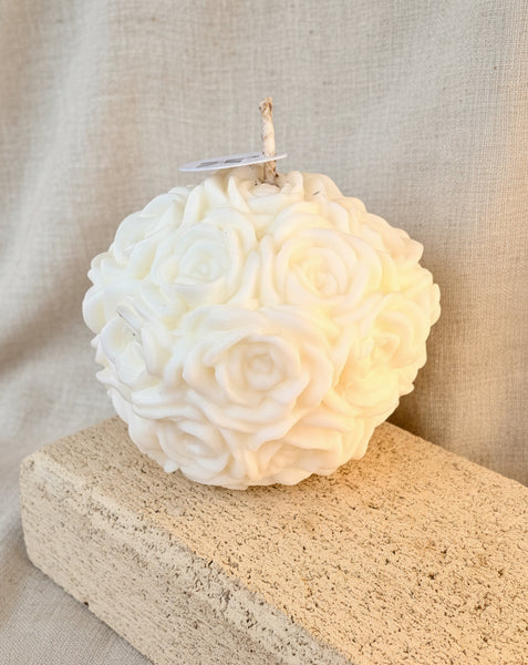 Rose Ball Soy Candle