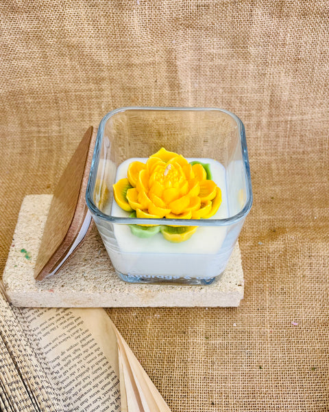Lotus Bloom Cube – Limited Edition Candle