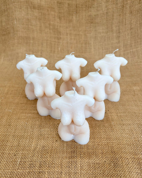 Body Form Soy Candle – Sculptural Female Figure Candle