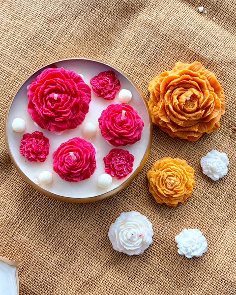 Rose Urli Candle