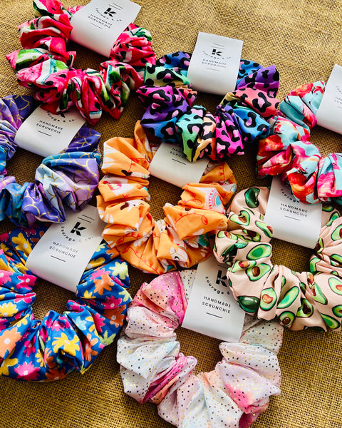 Fun Printed Scrunchie