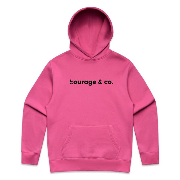 Kourage & co Relax Hood - Black Print