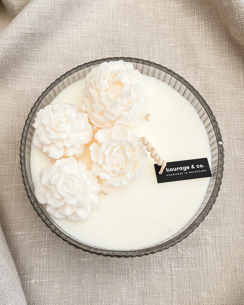 Peony Garden Bowl Candle