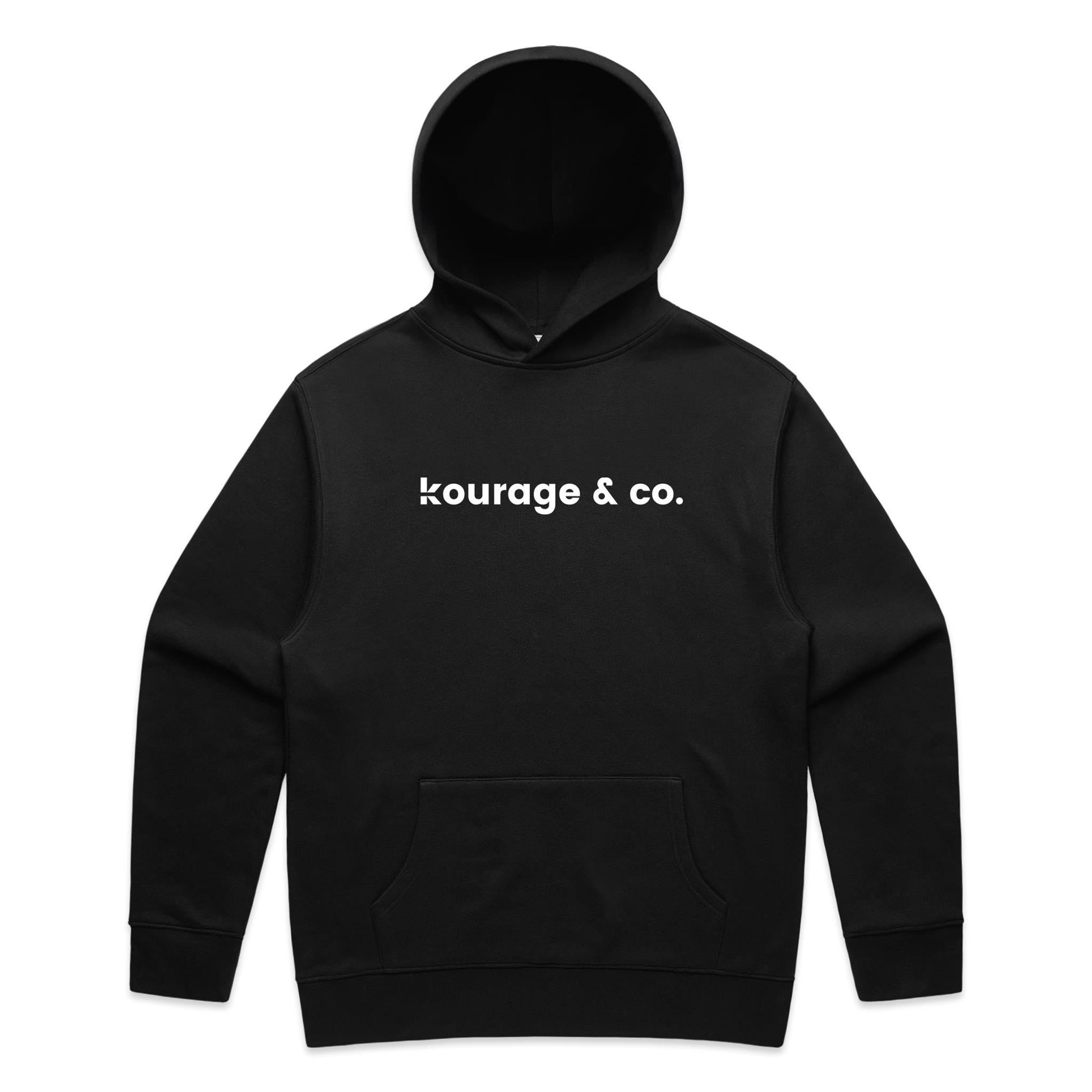 Kourage & co Relax Hood - White Print