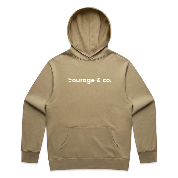Kourage & co Relax Hood - White Print