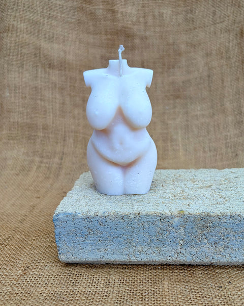Body Form Soy Candle – Sculptural Female Figure Candle