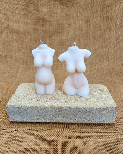 Body Form Soy Candle – Sculptural Female Figure Candle