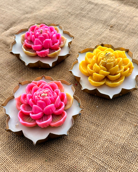 Lotus Urli Candle