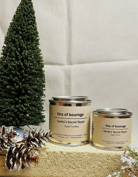 Santa’s Secret Stash Christmas Candle