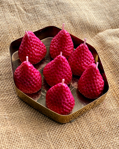 Strawberry Scented Candle