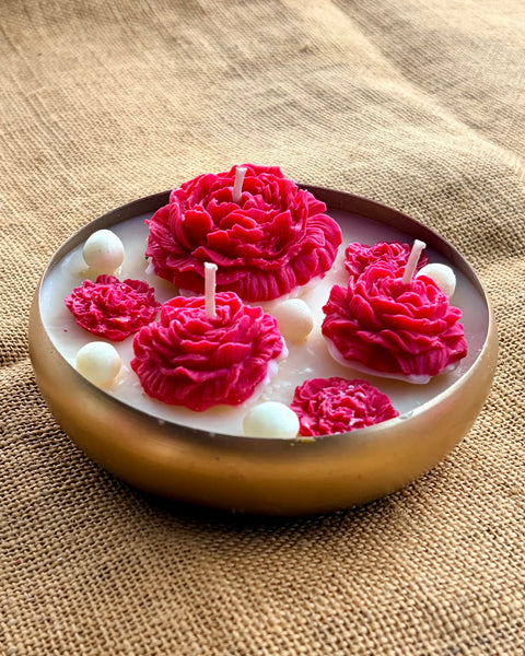 Rose Urli Candle