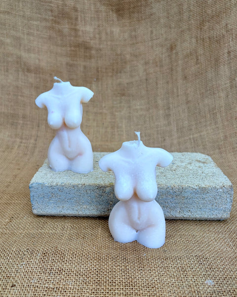Body Form Soy Candle – Sculptural Female Figure Candle