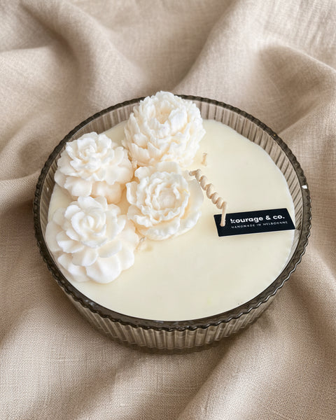 Peony Garden Bowl Candle