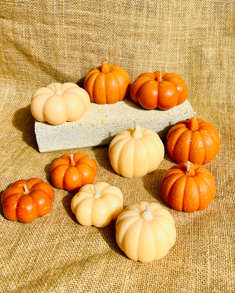 Pumpkin Shaped Soy Candles