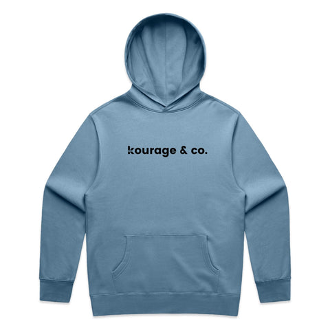 Kourage & co Relax Hood - Black Print